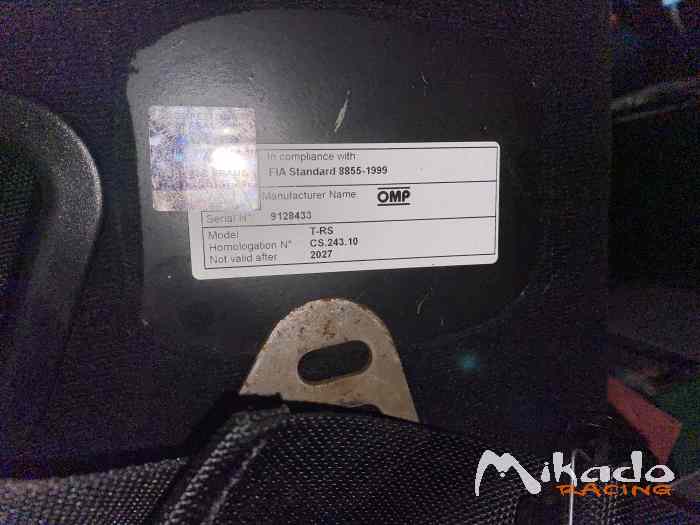 Baquet OMP sport – photo 2 sur 2