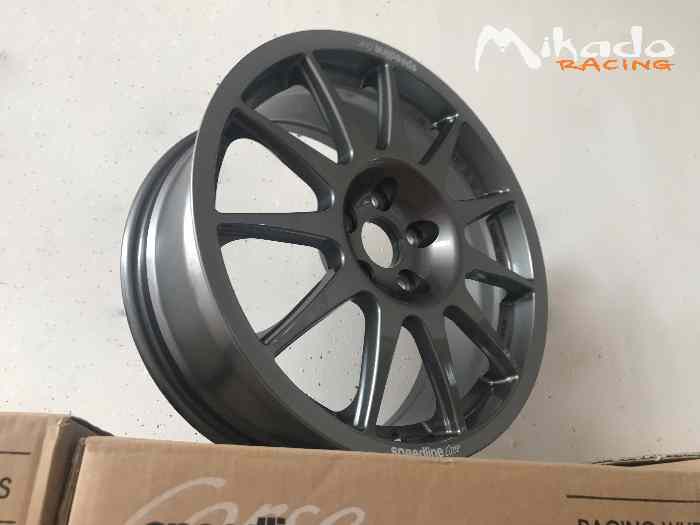 Jante Renaut Clio Rs 3 Speedline Turini 7x17 Antracite – photo 3 sur 6