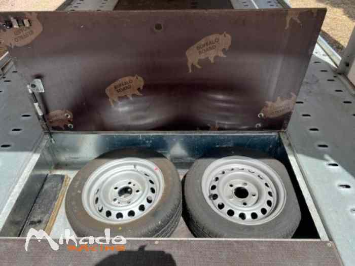 REMORQUE PORTE-VOITURES FERMEE 3 ESSIEUX – photo 6 sur 6