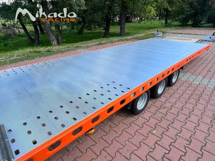 Remorque plateau Porte Voiture basulante Wiola ( dimensions utiles 6,5 x 2,07 metres ) – photo 5 sur 5