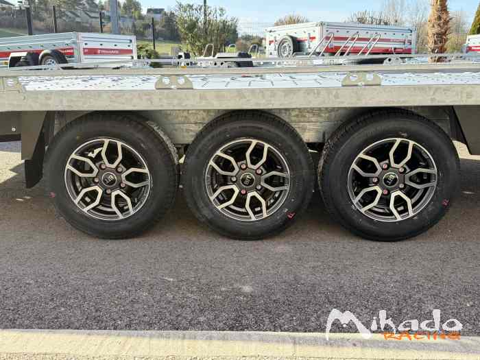 REMORQUE NEUVE BRIAN JAMES TRAILERS T-TRANSPORTER T6 500cm X 210cm 3T5 / PORTE-VOITURE BASCULANT / OPTION TREUIL ELECTRIQUE / TVA RECUPERABLE – photo 6 sur 6