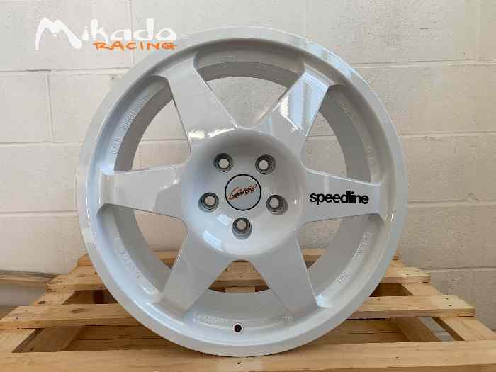 Jante Mitsubishi Lancer EVO 6 - 7 Speedline Corse 2013 8x18 White – photo 1 sur 5