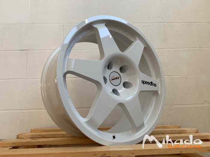 Jante Mitsubishi Lancer EVO 6 - 7 Speedline Corse 2013 8x18 White – photo 3 sur 5