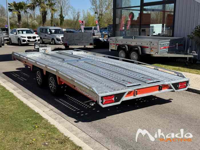 REMORQUE BRIAN JAMES T-TRANSPORTER FULL PACK DEPANNAGE ELECTRIQUE / 5.00 x 2.10m PTAC 3T5 - 3500 KG / LIVRAISON PARTOUT EN FRANCE / PORTE VOITURE BASCULANT – photo 6 sur 6