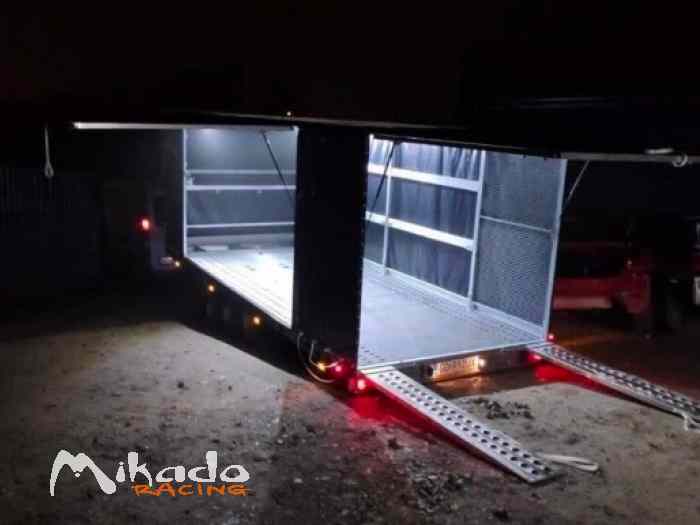 Remorque porte voiture fermé bache Wiola – photo 2 sur 6