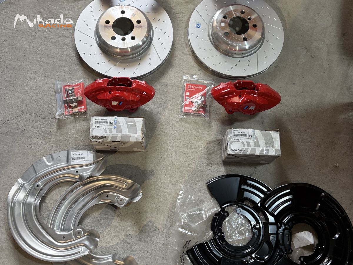Kit gros freins complet BMW M Performance ROUGE neuf (Etriers, Disques, Plaquettes) – photo 1 sur 4