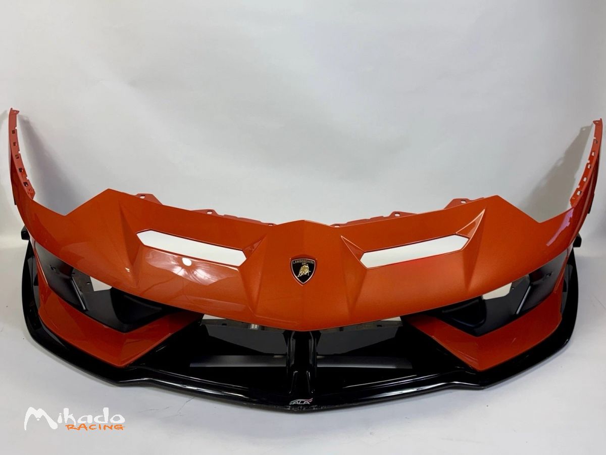 2019 2020 2021 LAMBORGHINI AVENTADOR SVJ FRONT BUMPER COVER OEM Arancio Argos