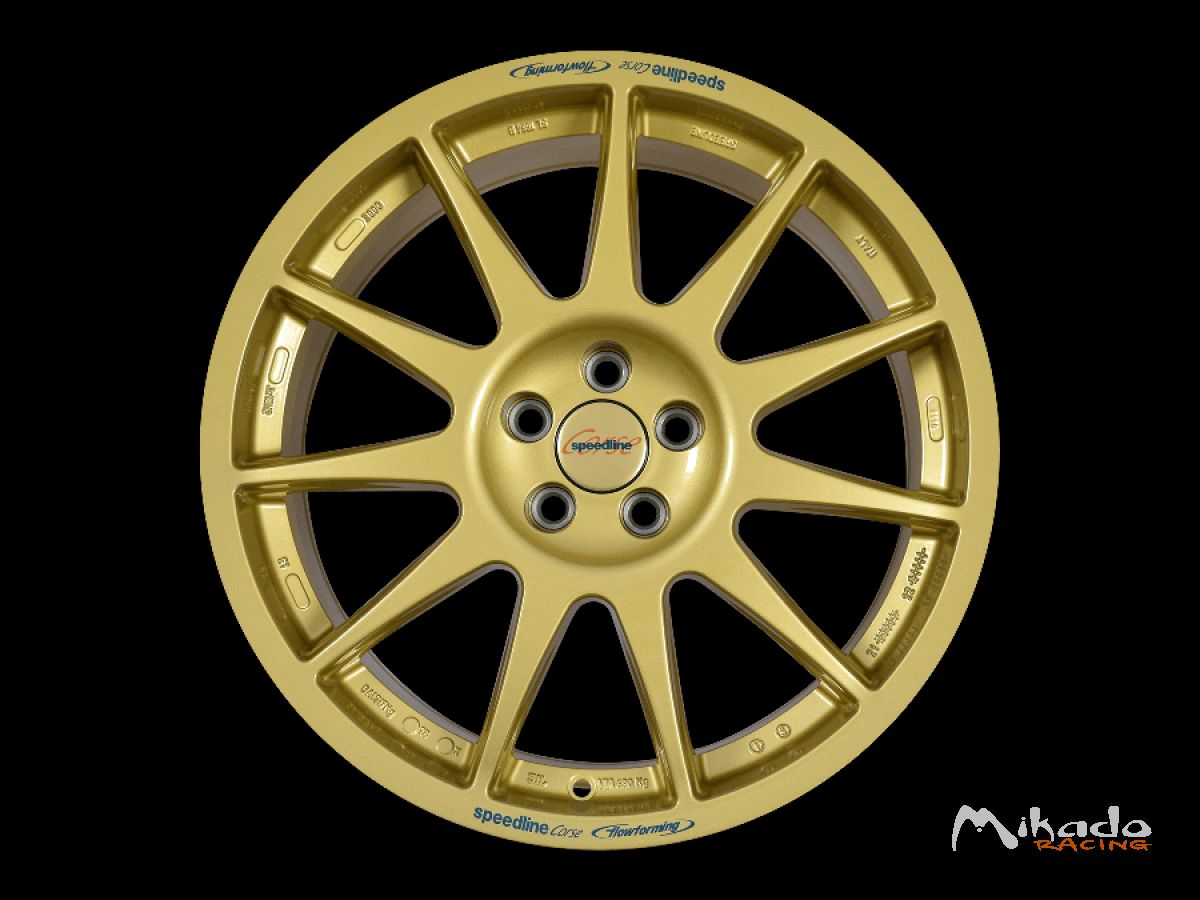 Jante Speedline SL2120 Turini, 8x17, ET=12, PCD=5x120, CB=72.6, Dorée, BMW E30 M3 Gr A