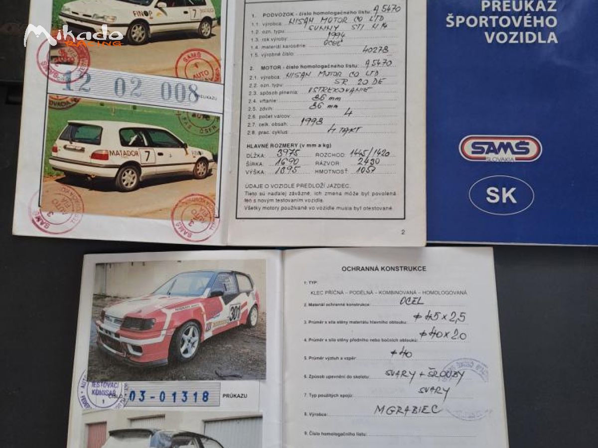 Nissan Sunny N14 EHC Hillclimb Car – photo 4 sur 4