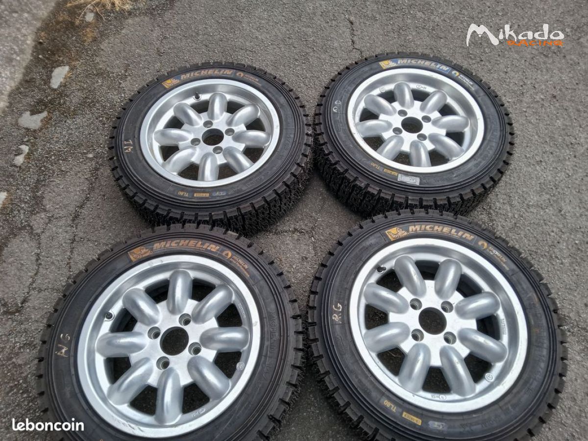 4 roues + 6 jantes minilite neuves en 15X6 et 4X108 – photo 1 sur 3