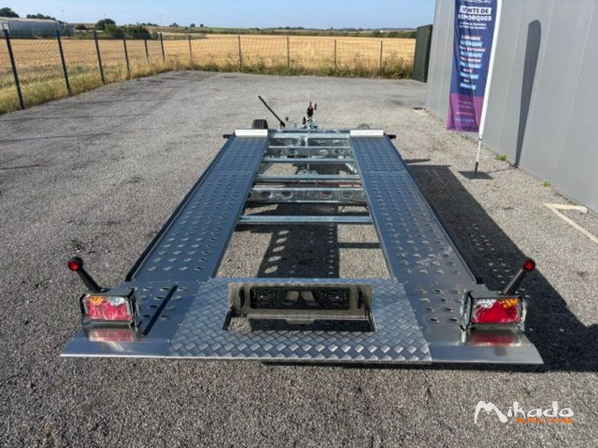 Remorque plateau Porte Voiture basulante Wiola ( dimensions utiles 4,00 x 2,04 metres ) – photo 3 sur 6