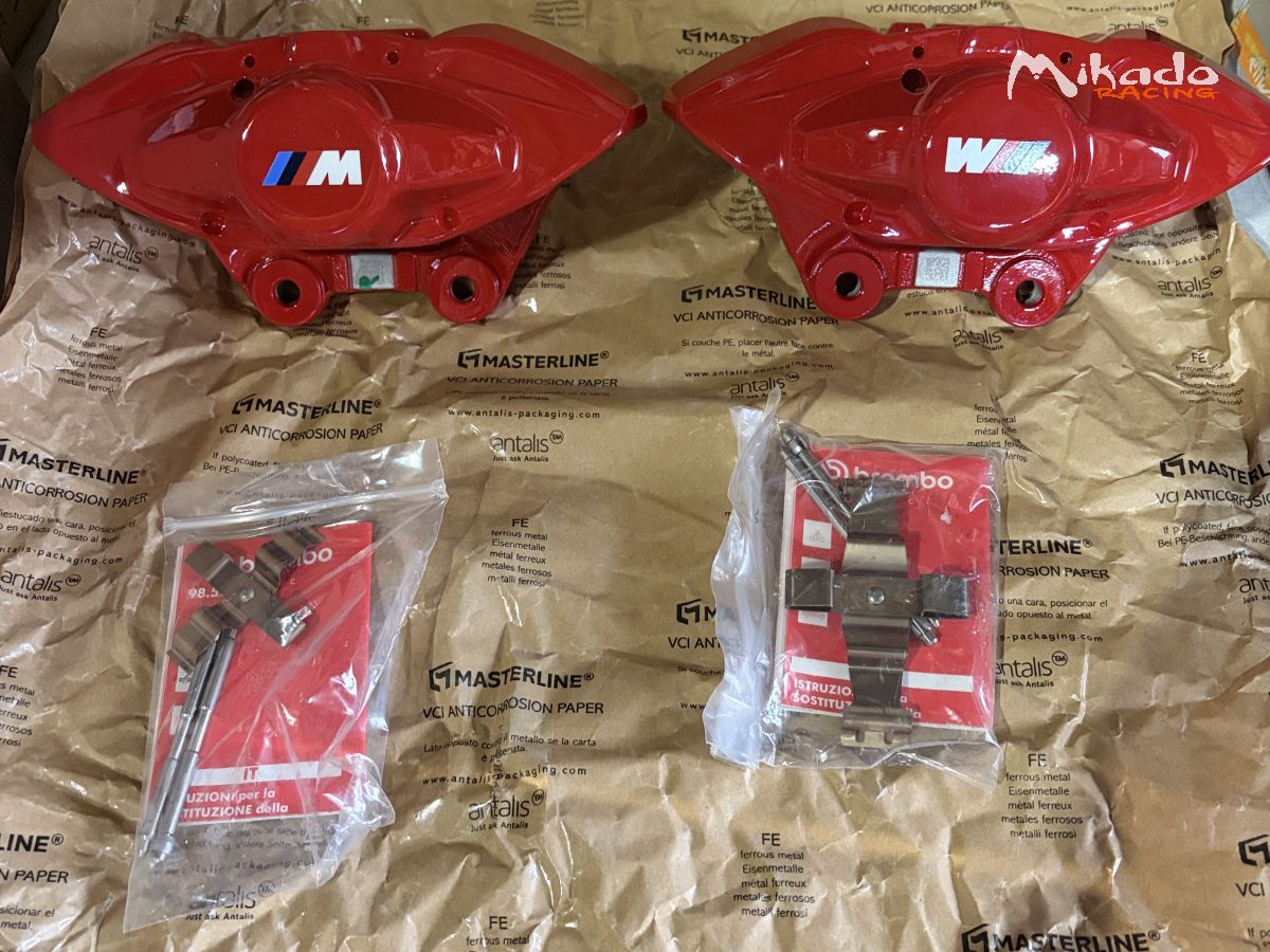 Kit gros freins complet BMW M Performance ROUGE neuf (Etriers, Disques, Plaquettes) – photo 3 sur 4