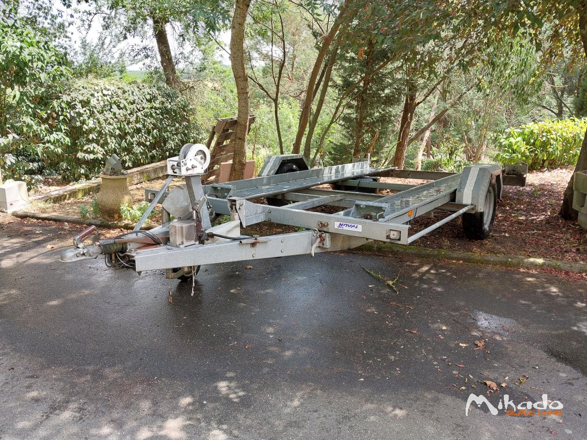 remorque porte voiture 1600 kgs – photo 1 sur 2