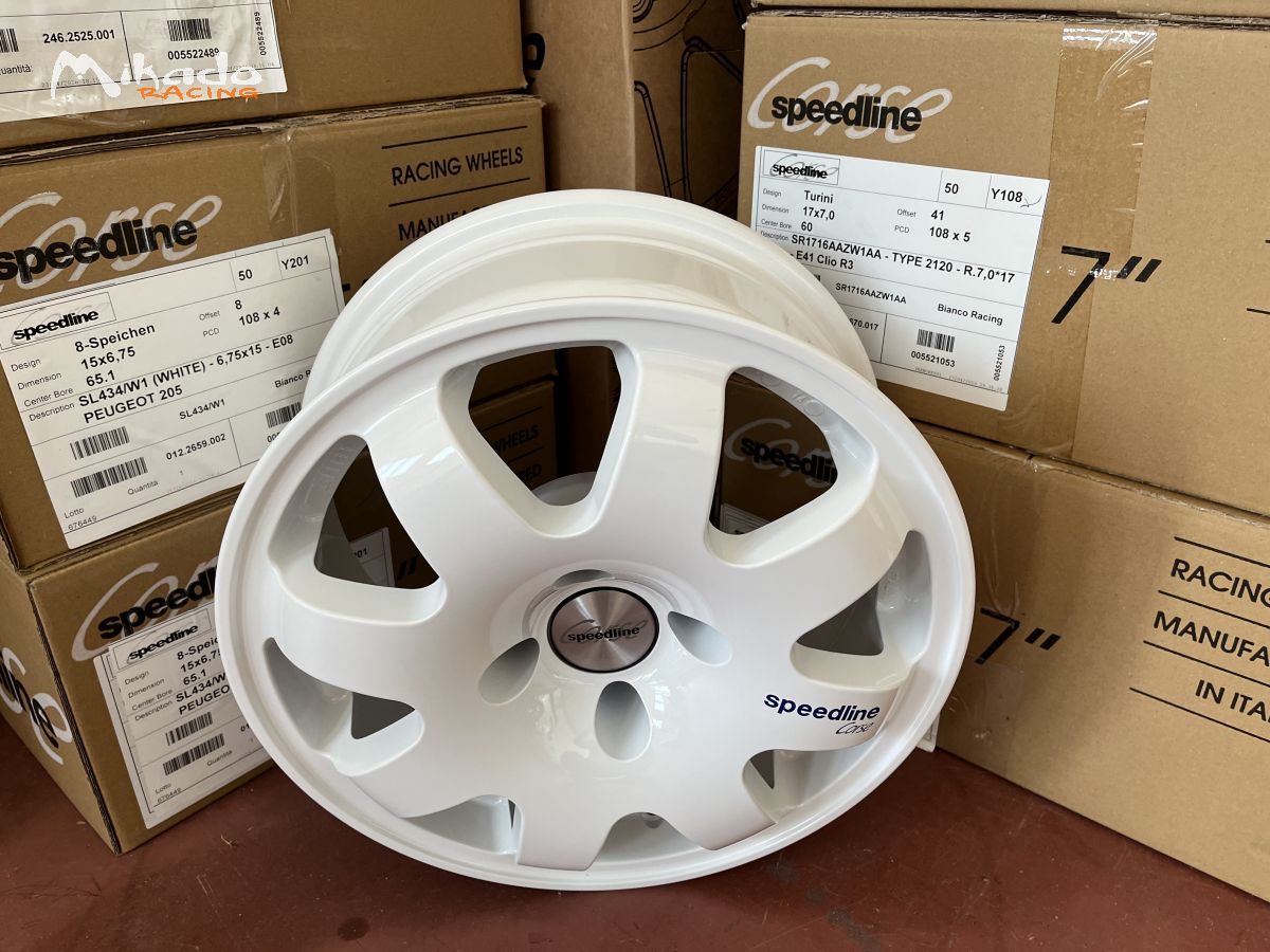 Jante Renault 6,5x15 Speedline Corse SL675 Ragno White – photo 2 sur 6
