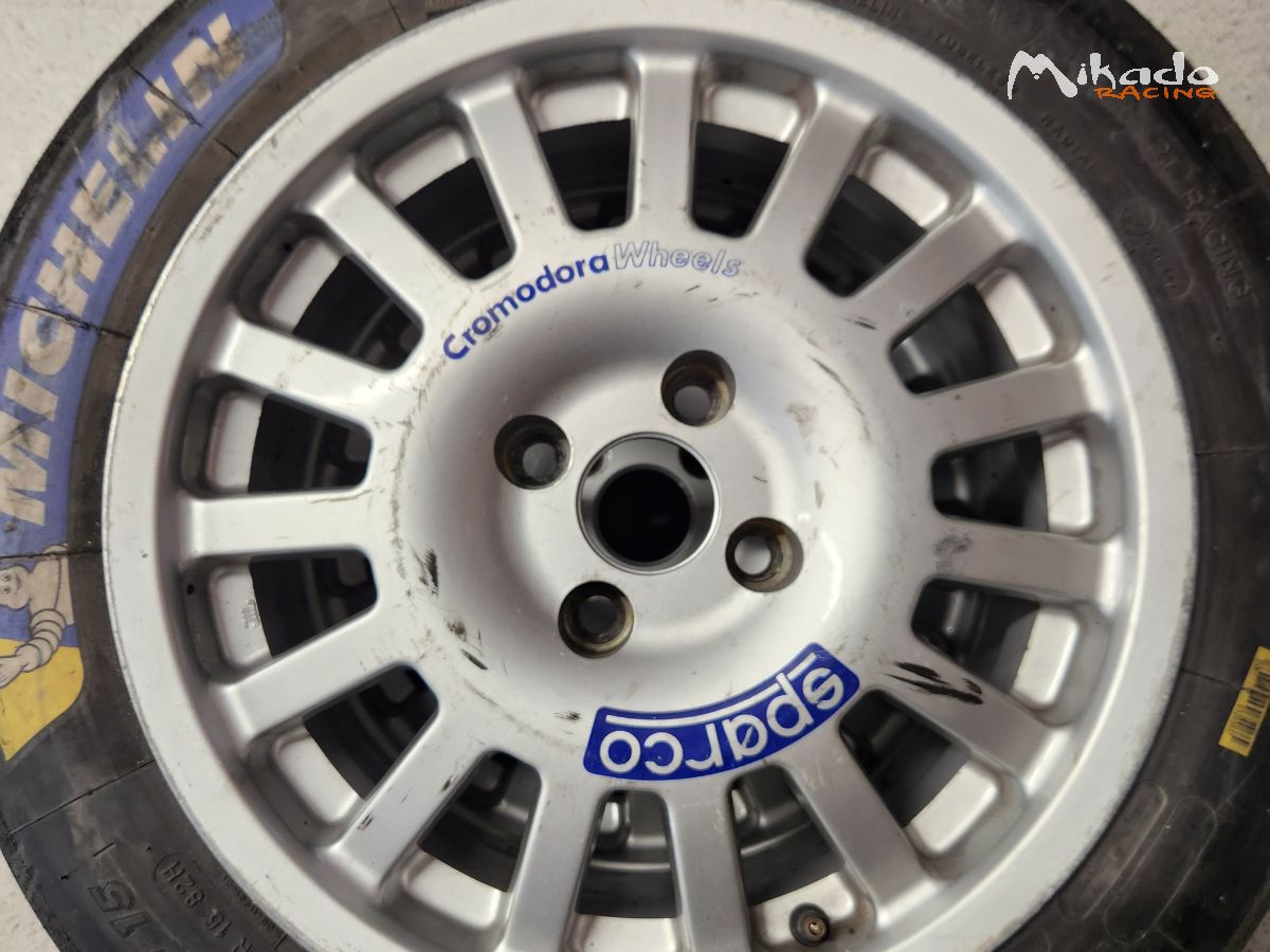 Jantes Cromodora/Sparco 7x15 avec pneus FIA – photo 4 sur 5