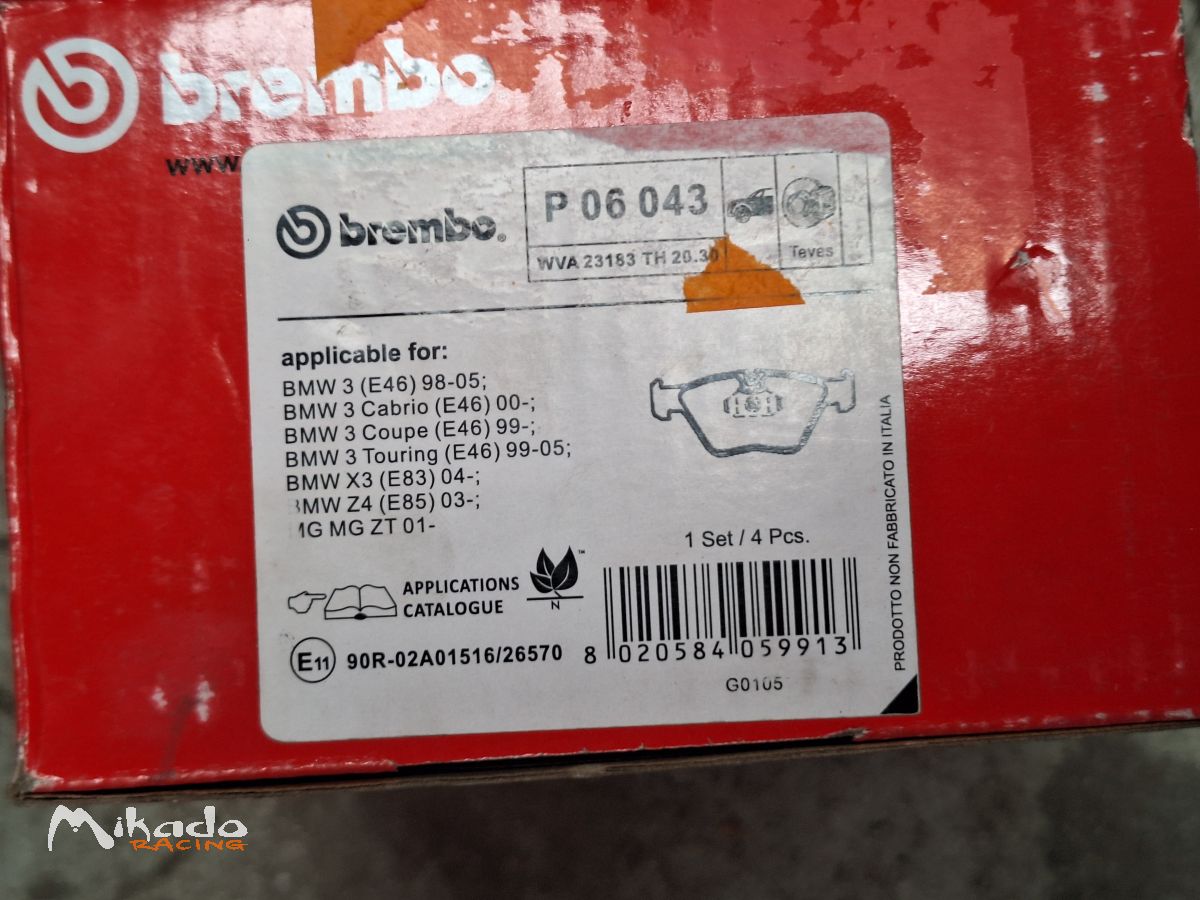 Lot de disques et plaquettes Brembo neufs AV & AR pour BMW E36/E46 – photo 3 sur 5