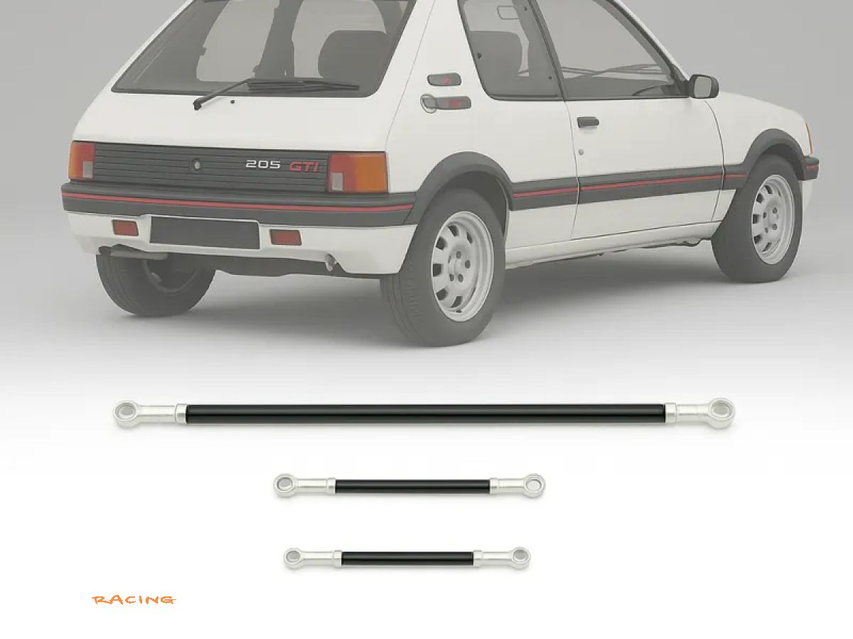 Tringlerie de Boite Rotulé Peugeot 205 GTI 1.9L et 1.6L