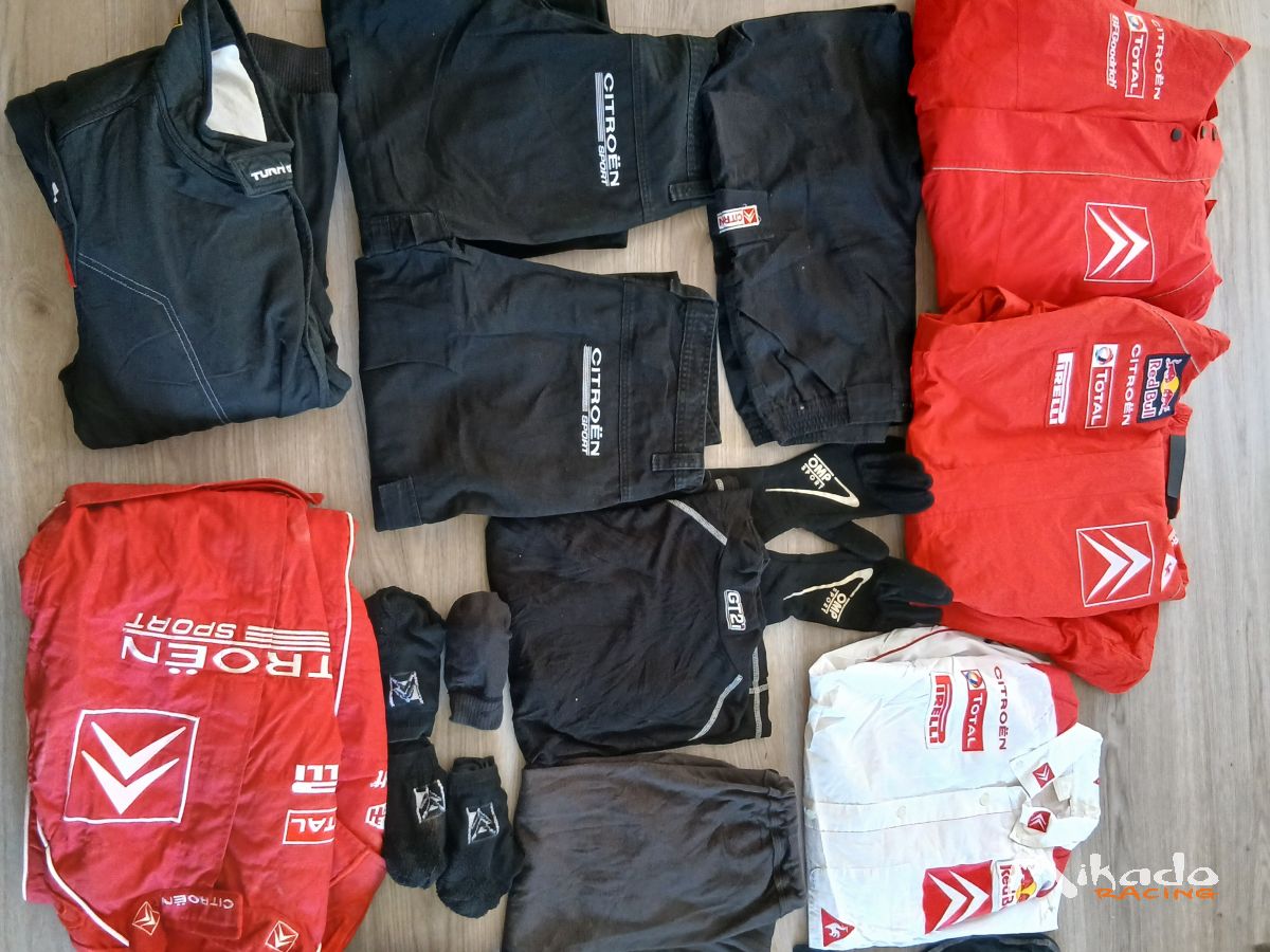 Lot / Équipements Ralllye & Vêtements Citroën Sport + Équipements Homologués FIA – photo 1 sur 6