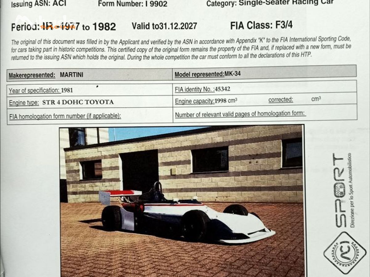MARTINI MK34 - FORMULE 3 HIST – photo 6 sur 6
