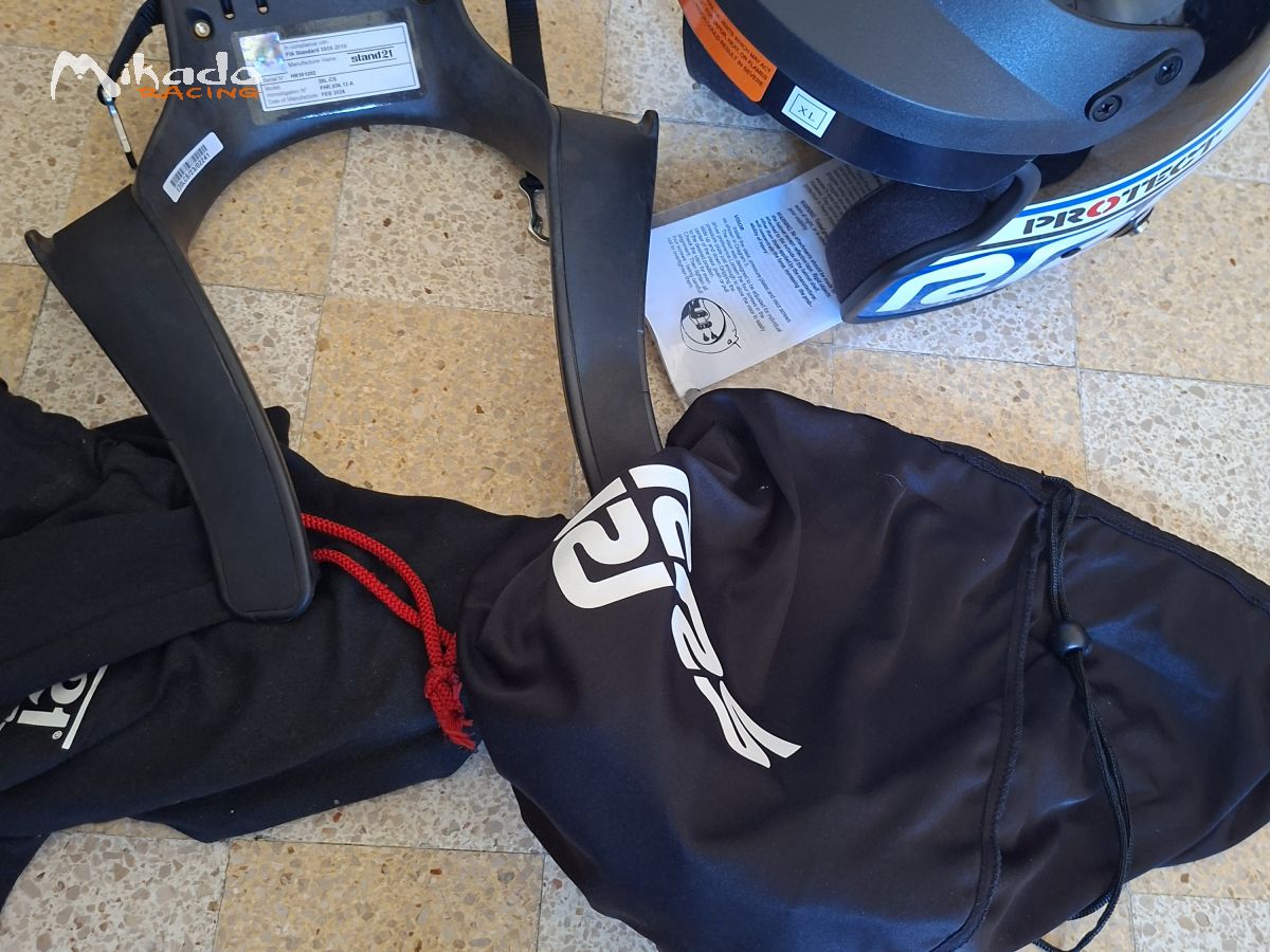 Loué casque et hans neuf