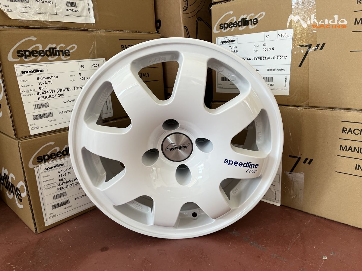 Jante Renault 6,5x15 Speedline Corse SL675 Ragno White – photo 1 sur 6