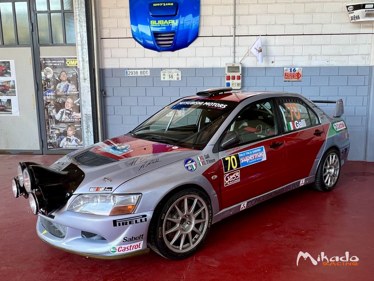 Mitsubishi lancer Evo 8 ex Gianluigi Galli Ralliart
