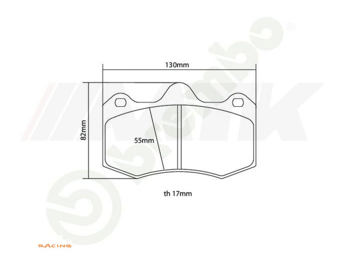 jeu de plaquettes de frein Brembo HP2000 avant clio 2 v6 ou arrière mc laren MP4 12C – photo 3 sur 3