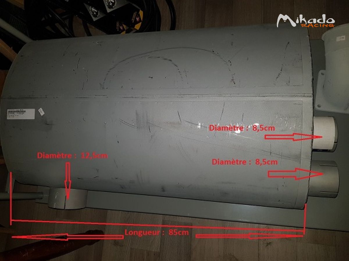 1 Grand silencieux+1 coude+1 joint Neuf poids-lourd / bus état Neuf jamais utilisé. – photo 1 sur 4