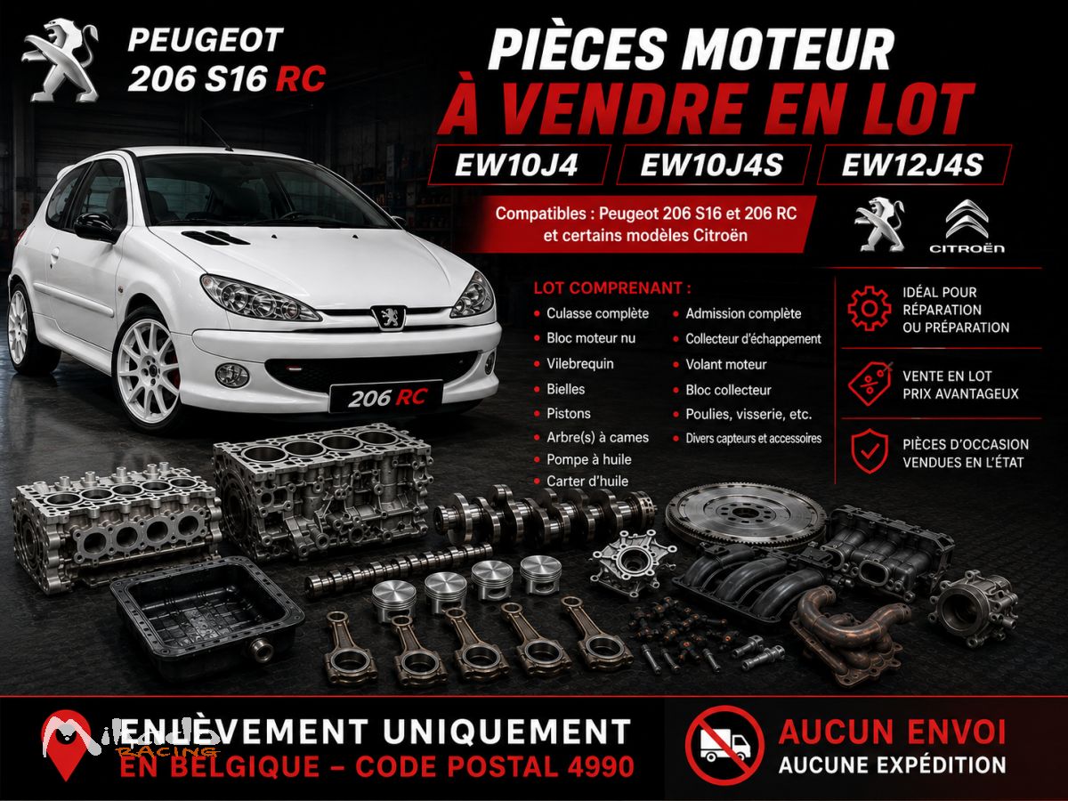 Lot de Pièces EW10J4 EW10J4S EW12J4S