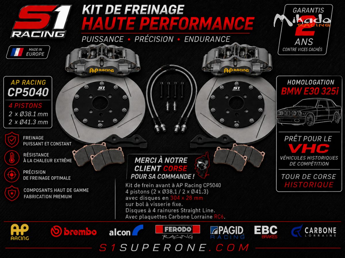 BMW E30 VHC Kit complet avant AP RACING homologué. – photo 1 sur 4