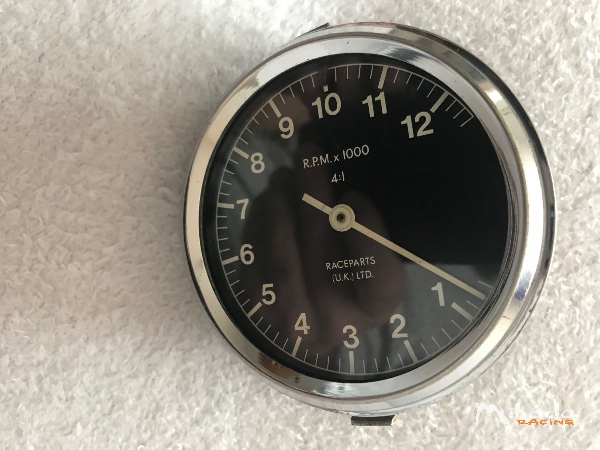 Compte-tours chronométrique Smiths/Raceparts (U.K.) LTD – 12 000 TR/MIN - VHC/Formula – photo 2 sur 6