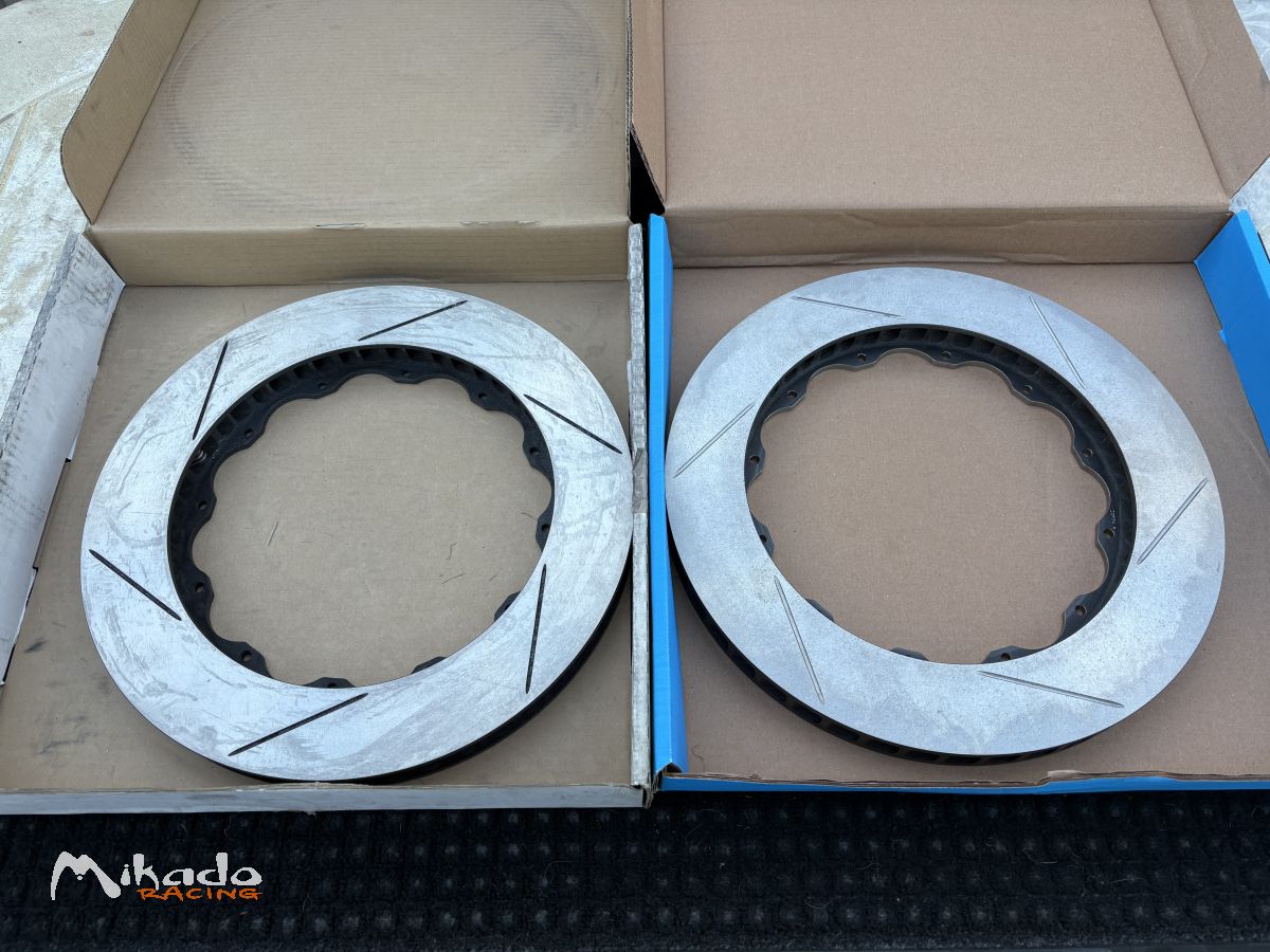 2 DISQUES ALCON 355X28 PCD12X235 NEUFS MEGANE MAXI OU AUTRES – photo 2 sur 4
