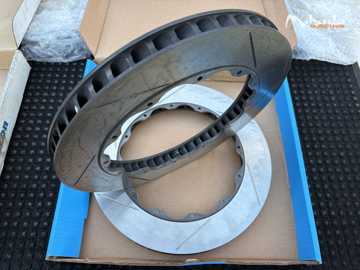 2 DISQUES ALCON 355X28 PCD12X235 NEUFS MEGANE MAXI OU AUTRES – photo 3 sur 4