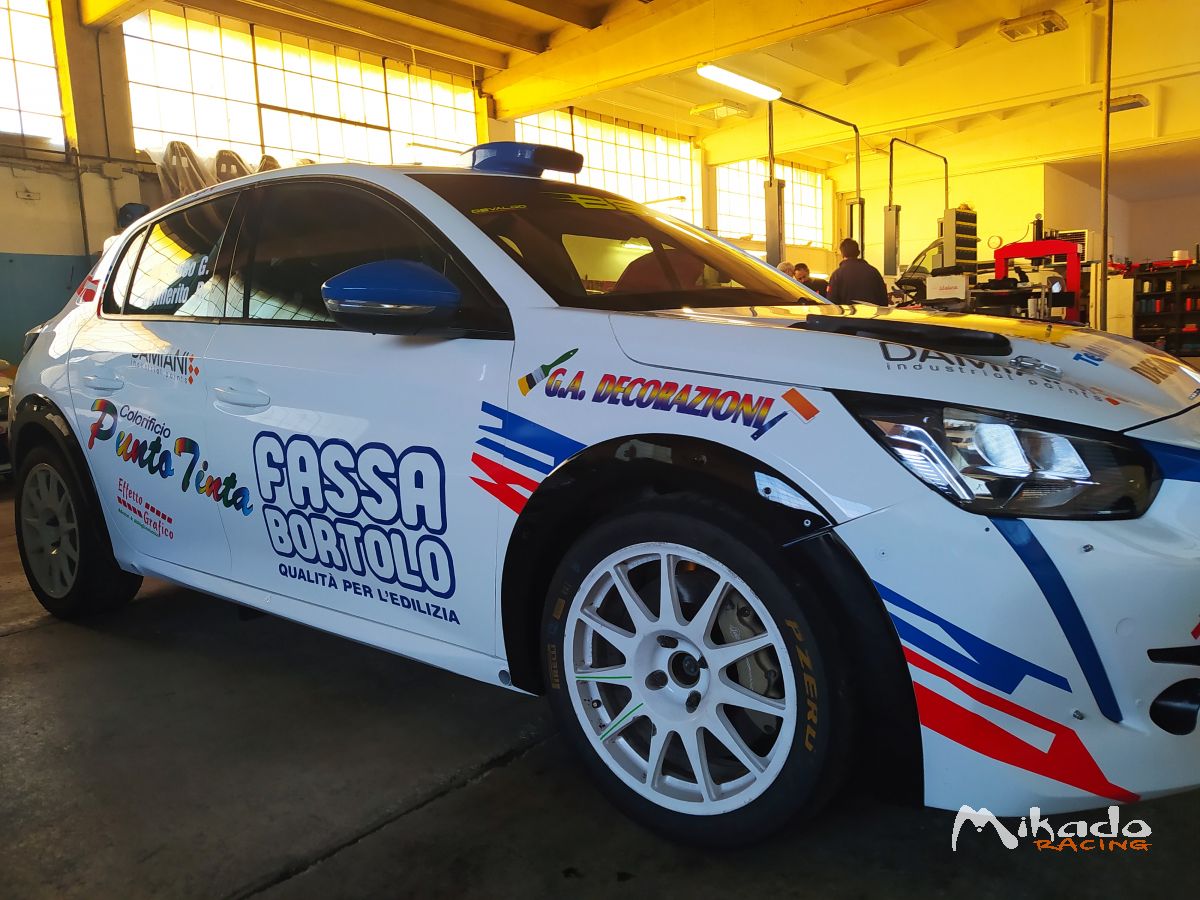 Peugeot 208 Rally 4 pronta gara – photo 1 sur 3