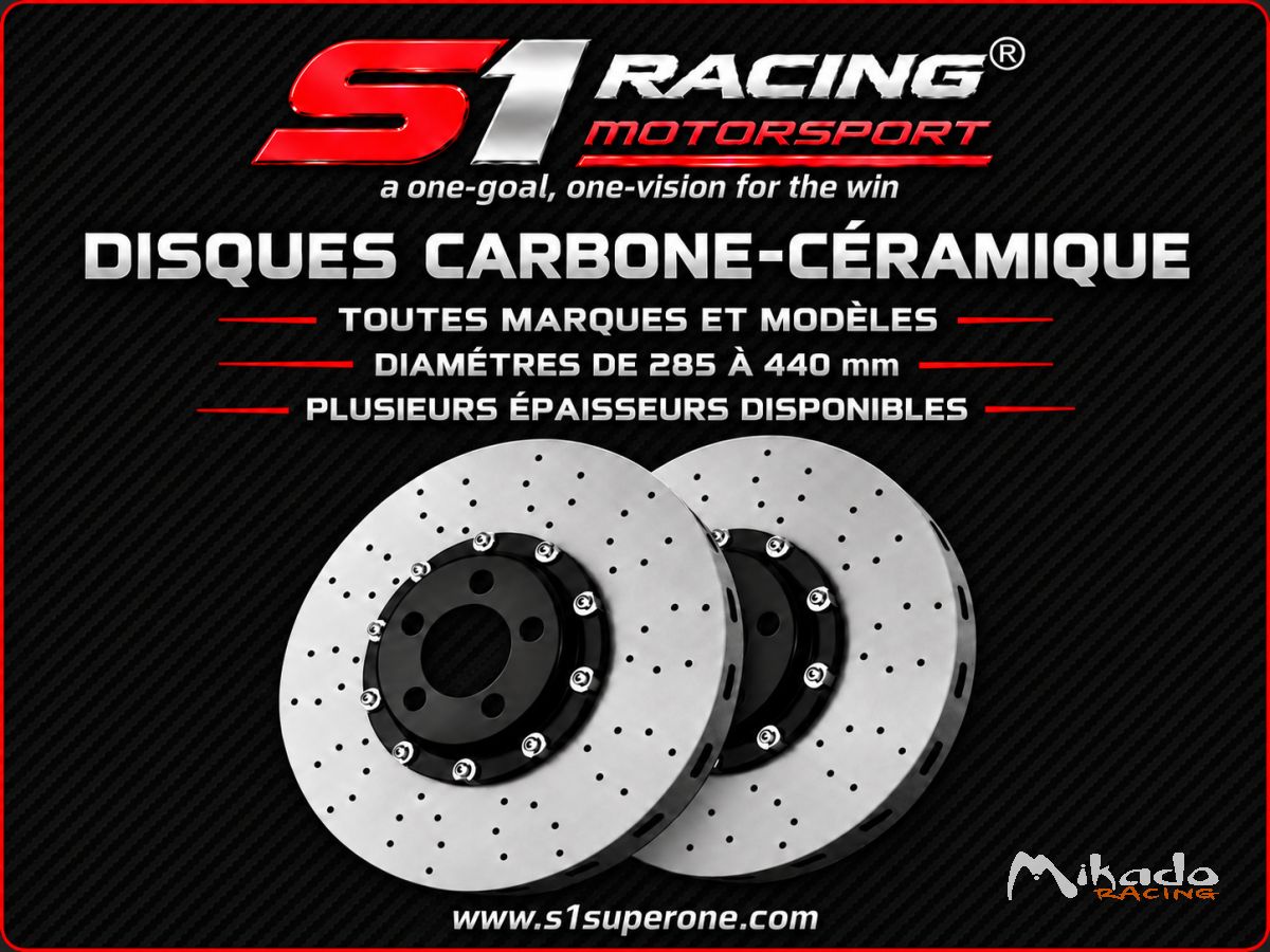 DISQUES CARBONE-CÉRAMIQUE — S1 RACING MOTORSPORT