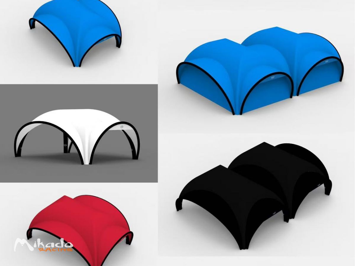 Tente paddock rallye personnalisable RaceDome – photo 4 sur 5