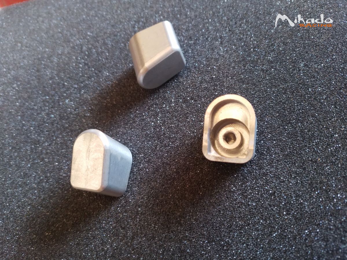 Bouton alu frein à main