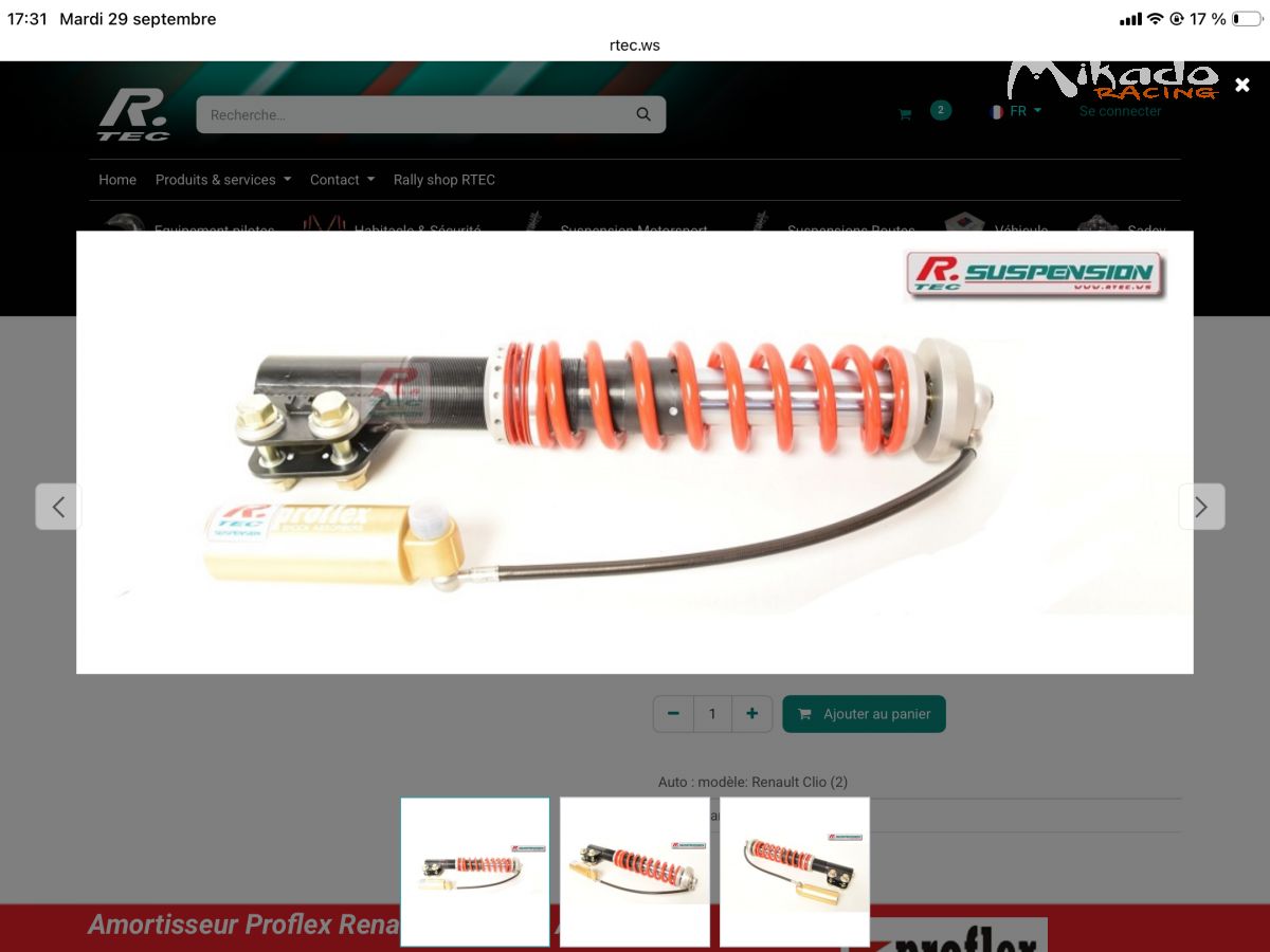 Proflex avant clio groupe A – photo 2 sur 2
