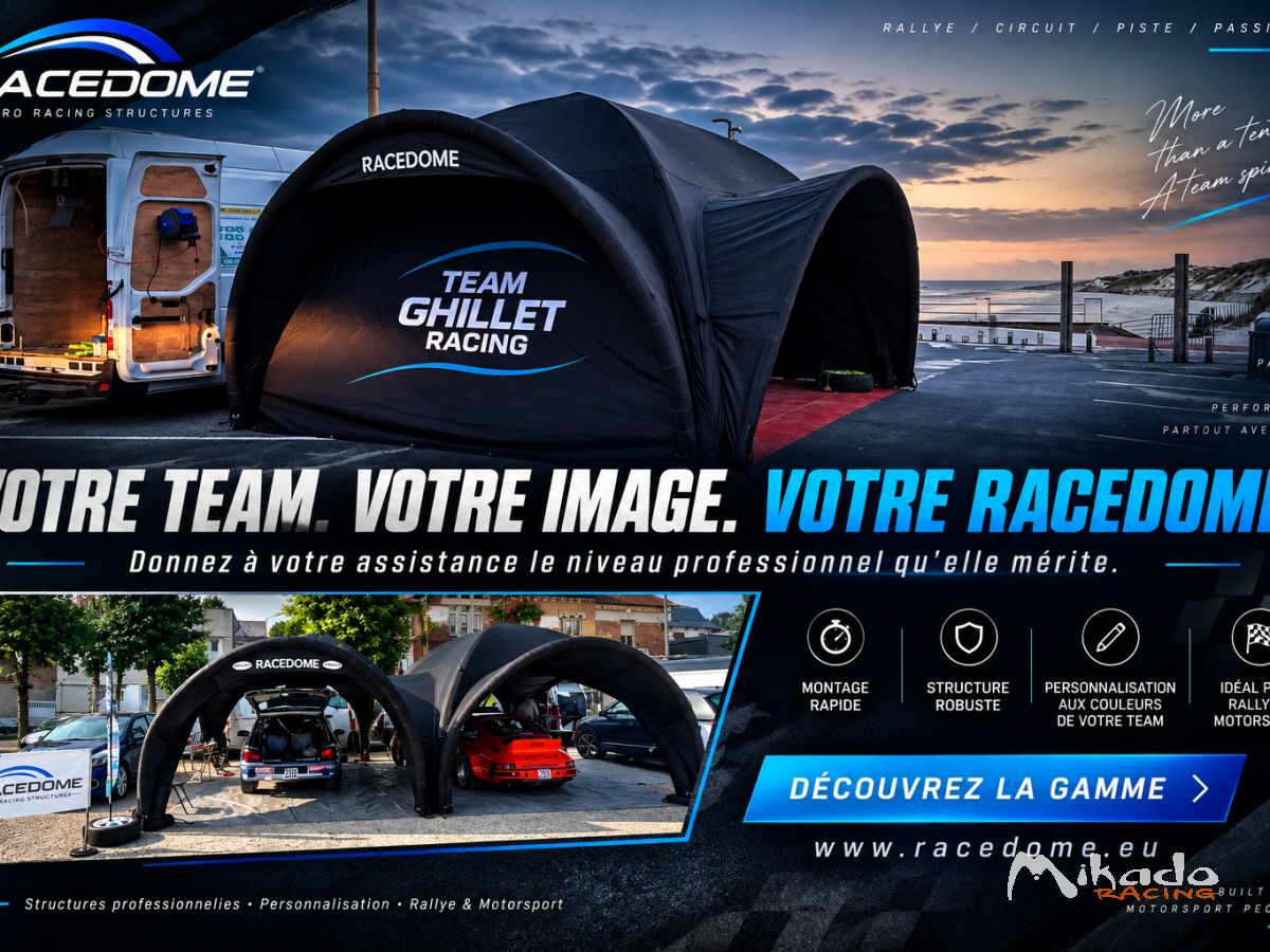 Tente paddock rallye personnalisable RaceDome – photo 1 sur 5