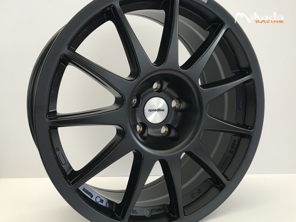 Jante Toyota Yaris GR Speedline Corse Turini 8x18 Gloss Black – photo 2 sur 4