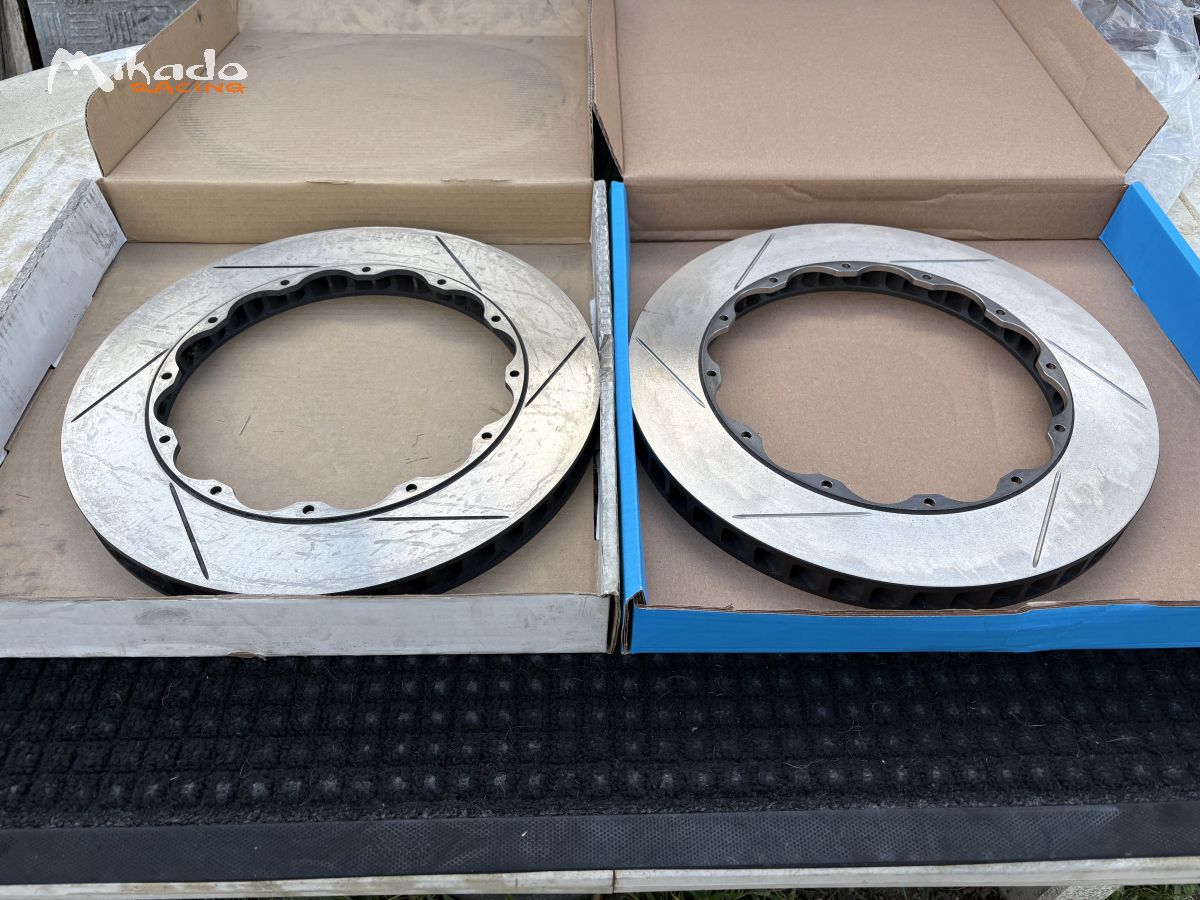 2 DISQUES ALCON 355X28 PCD12X235 NEUFS MEGANE MAXI OU AUTRES – photo 1 sur 4