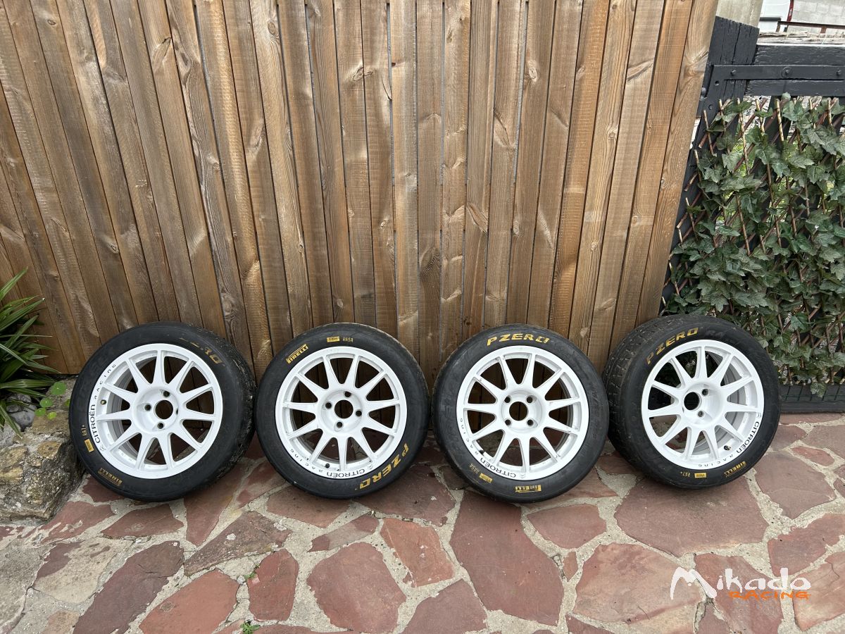 4 jantes de c2 r2 max neuve avec pneu pirelli – photo 1 sur 6