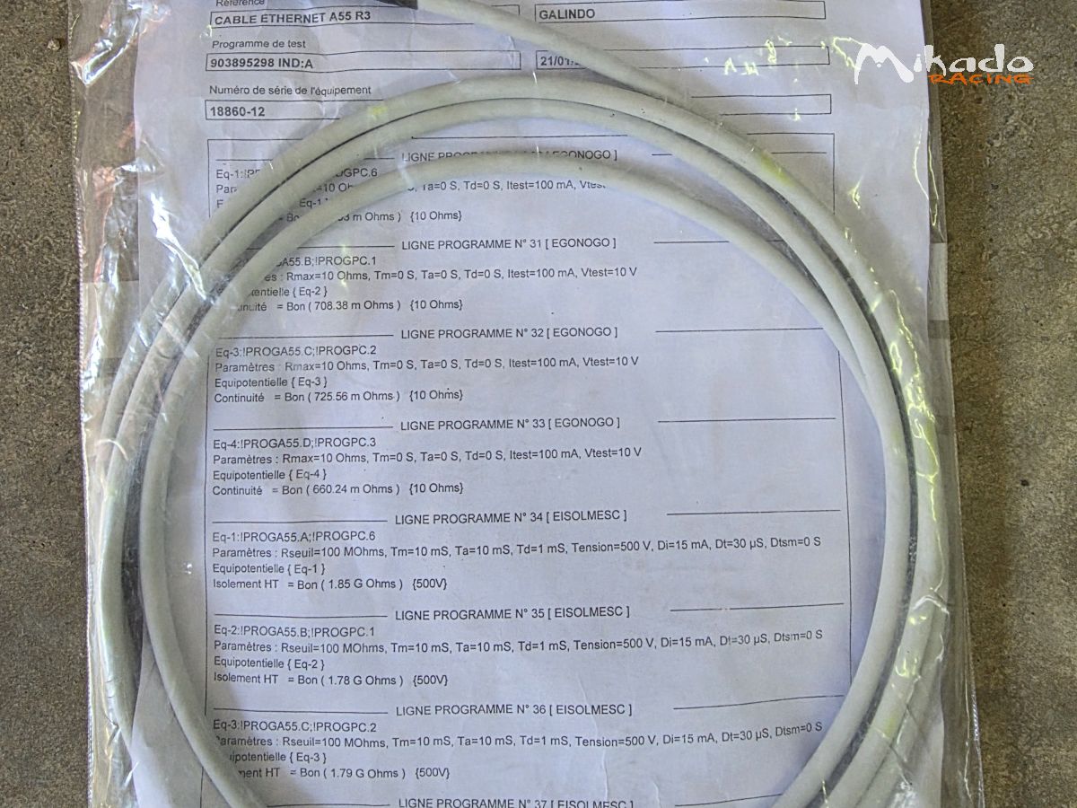 Câble Ethernet Peugeot sport – photo 1 sur 3