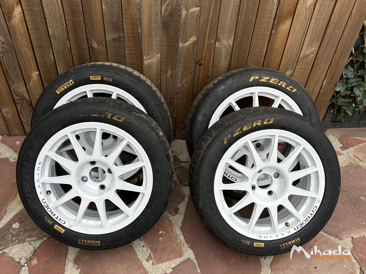4 jantes de c2 r2 max neuve avec pneu pirelli – photo 6 sur 6