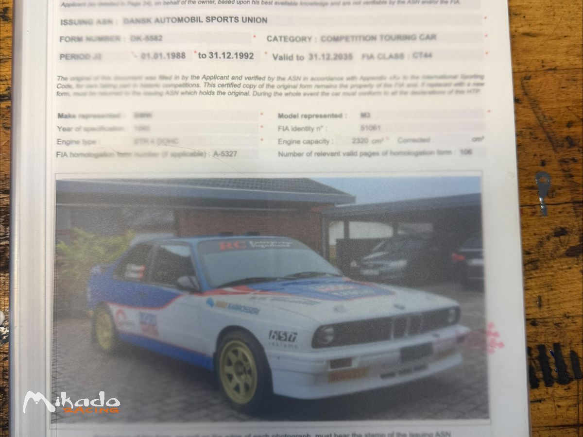 BMW E30 M3 Gr.A (FIA HTP) – photo 6 sur 6