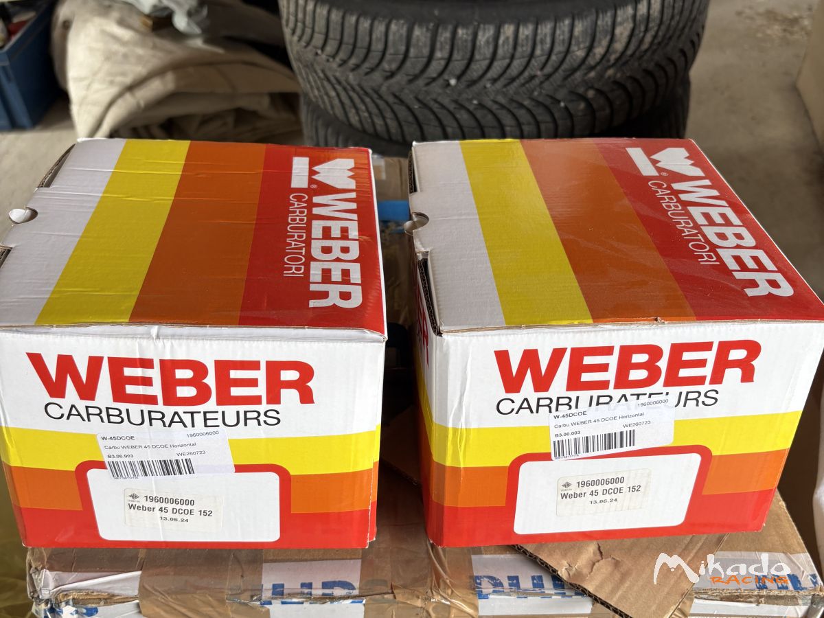 2 Carburateurs WEBER Double Corps 45 DCOE – photo 1 sur 3