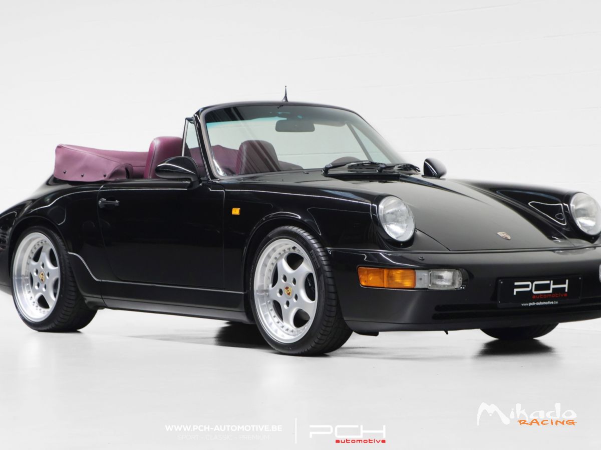 PORSCHE 964 Cabriolet Carrera 2 3.6 250cv - Ultra Rare Combo Colour - 1992 - 151.800 Kms – photo 1 sur 5