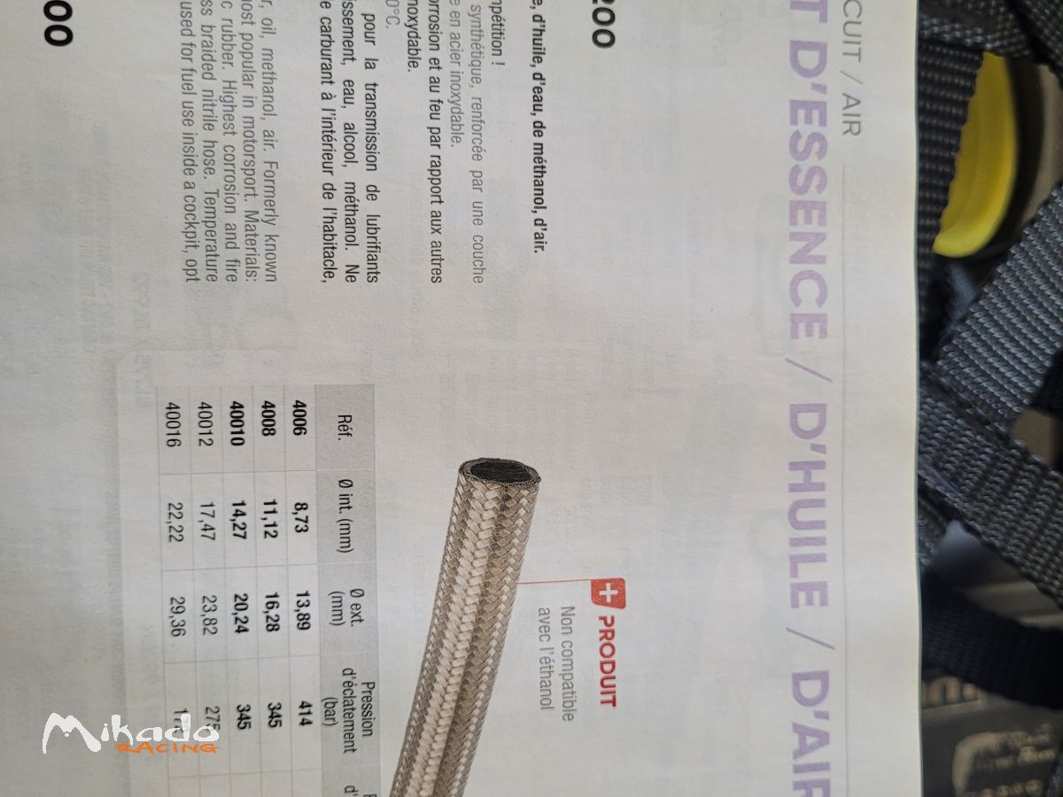 Durite essence tressée – photo 3 sur 3