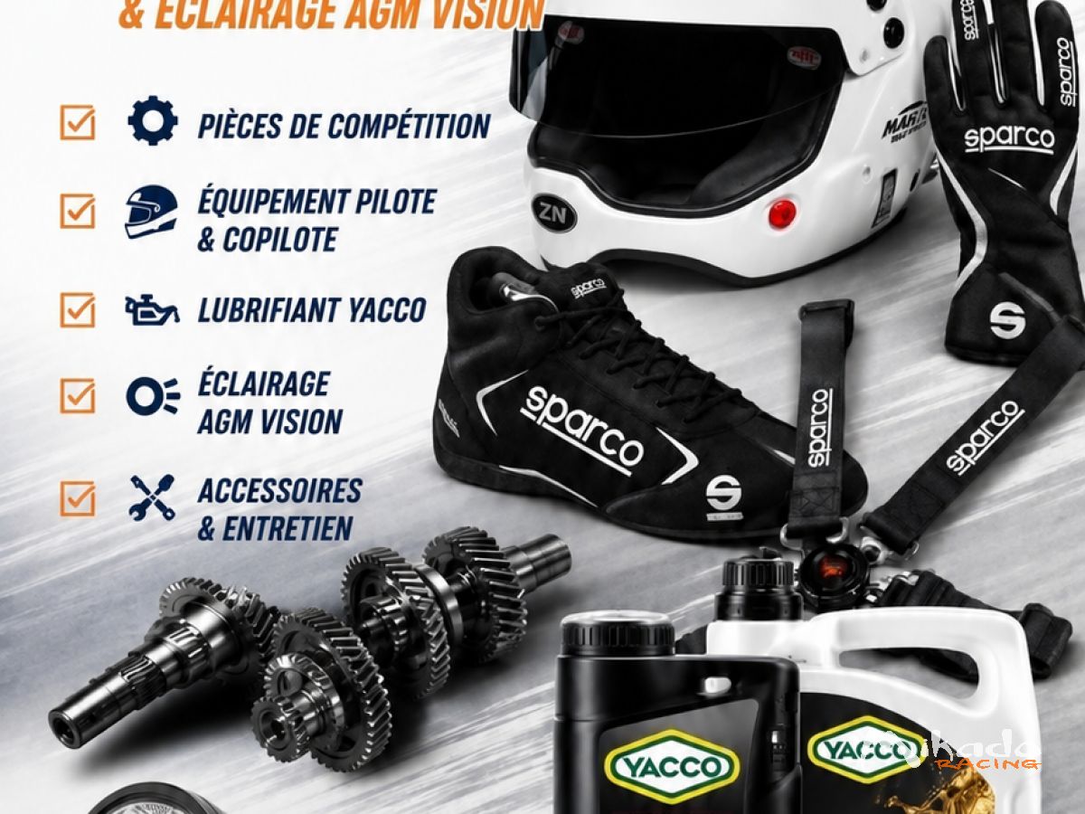 Rallye competition 24 vous accompagne dans votre recherche d'équipement