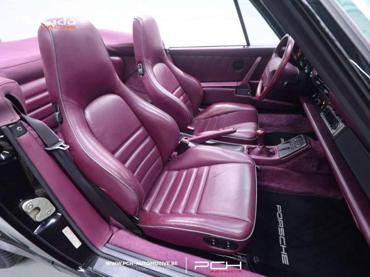 PORSCHE 964 Cabriolet Carrera 2 3.6 250cv - Ultra Rare Combo Colour - 1992 - 151.800 Kms – photo 4 sur 5